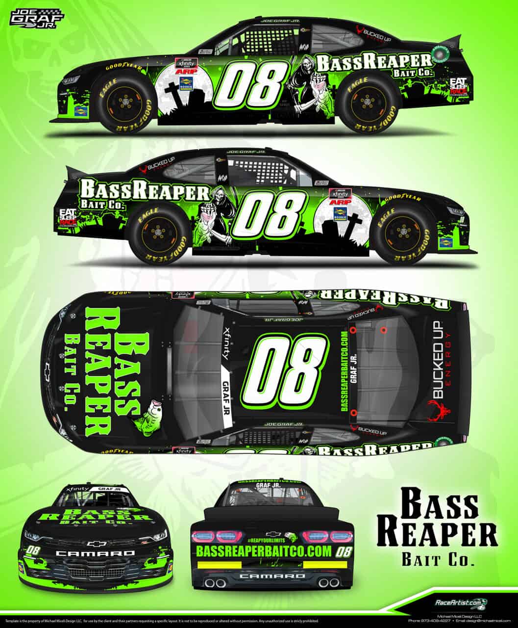 Read more about the article BassReaper Bait Co. to support Joe Graf Jr. at Texas Motor Speedway