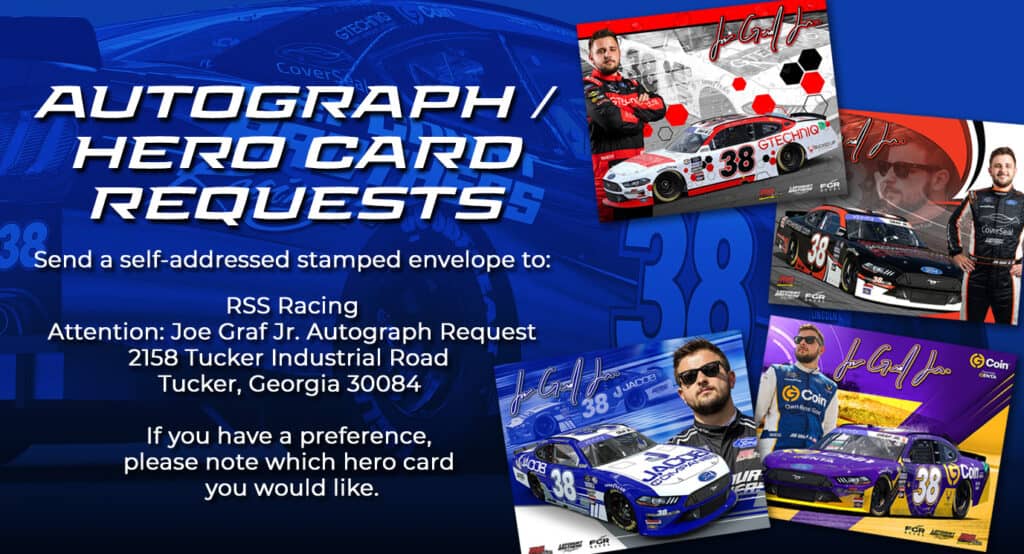Joe Graf Jr. Autograph Hero Card Requests 2023